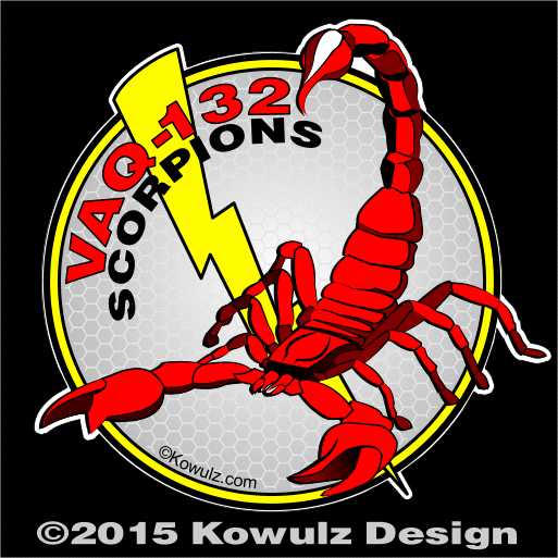 Logo Concept for VAQ-132 Scorpions